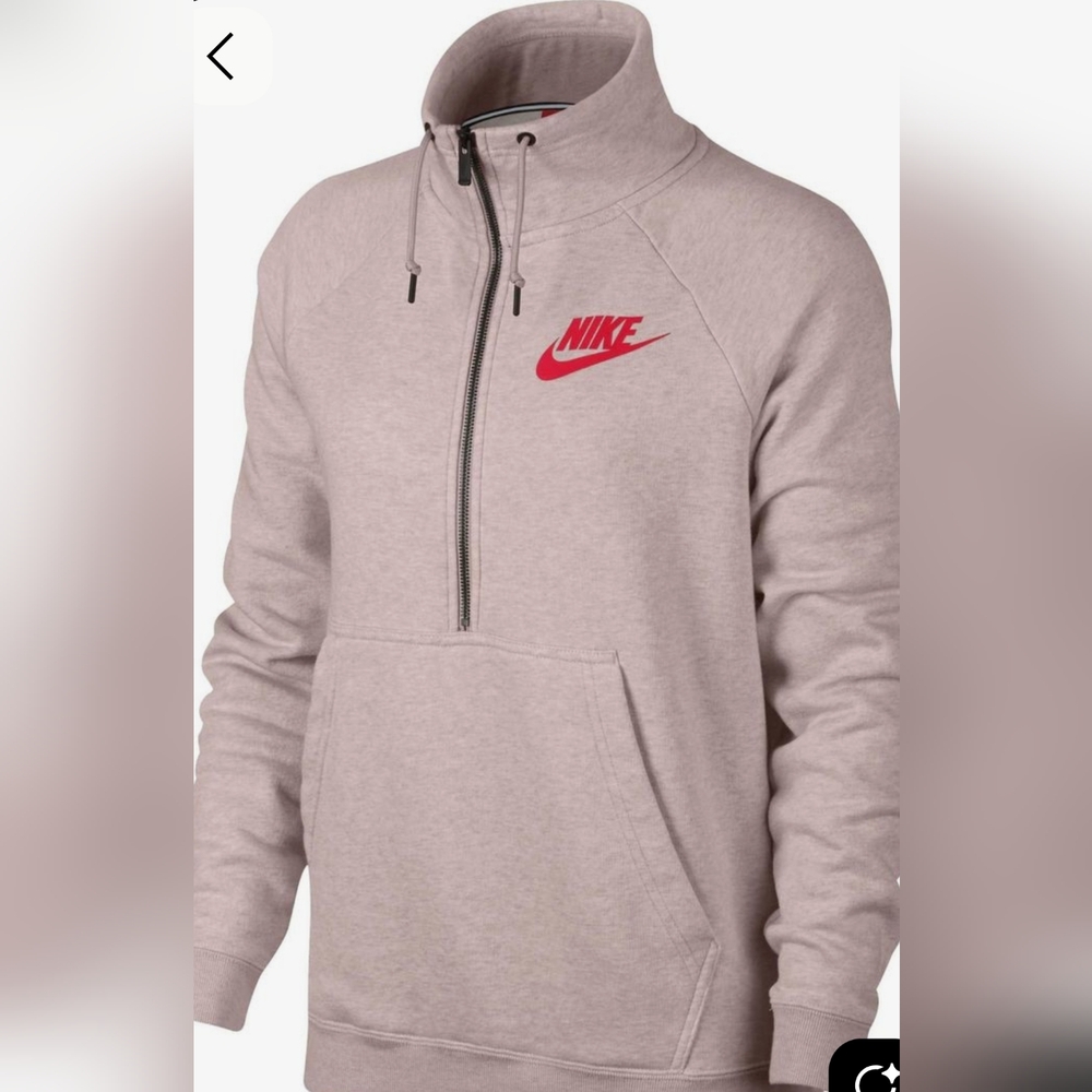 Nike Light Pink Half-Zip Pullover